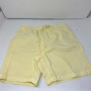 GAP Women’s Elastic Waist Drawstring Yellow Chino 7” Easy Shorts size M